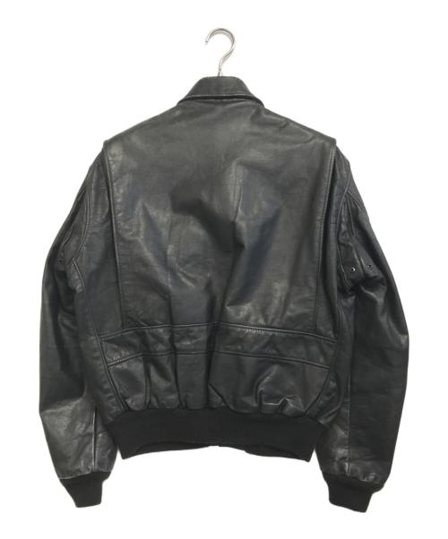 Schott（ショット）Schott (ショット) I.S.-674-M-S FLIGHT JACKET ブラック サイズ:40の古着・服飾アイテム