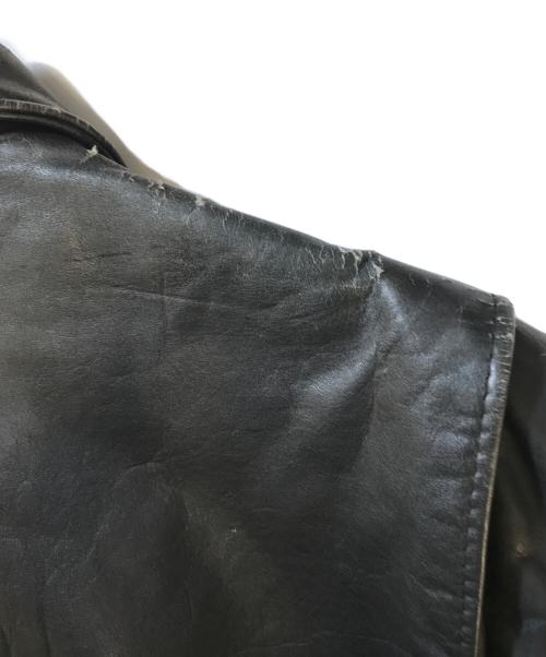 Schott（ショット）Schott (ショット) I.S.-674-M-S FLIGHT JACKET ブラック サイズ:40の古着・服飾アイテム