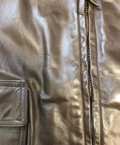 VINTAGE MILITARY（ヴィンテージ ミリタリー）VINTAGE MILITARY (ヴィンテージ ミリタリー) U'S NAVY G-1フライトジャケット ブラウン サイズ:46の古着・服飾アイテム