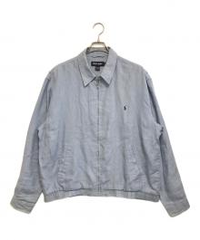 POLO GOLF（ポロ ゴルフ）の古着「リネンスイングトップ」｜スカイブルー