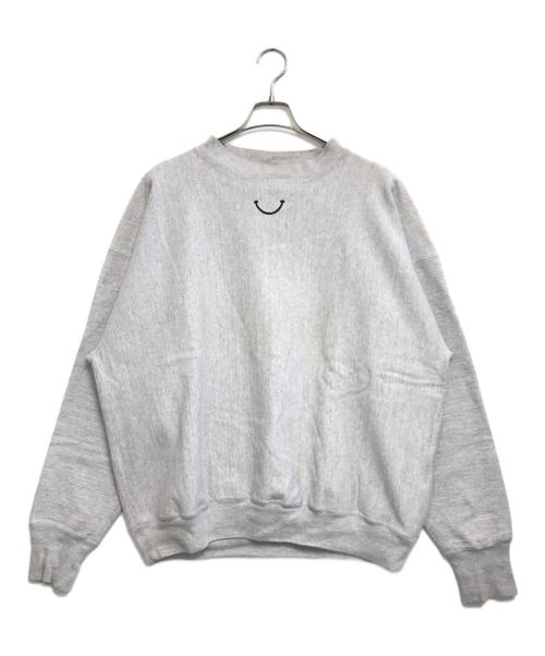 READYMADE（レディメイド）READYMADE (レディメイド) M-NECK SWT SMILE グレー サイズ:XXLの古着・服飾アイテム