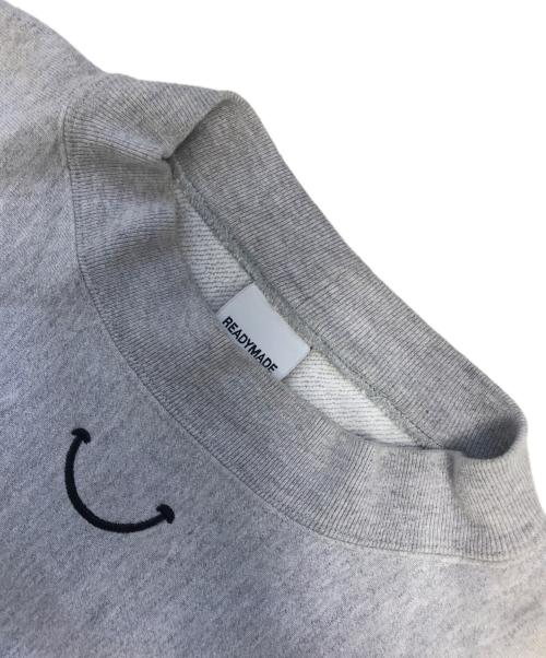READYMADE（レディメイド）READYMADE (レディメイド) M-NECK SWT SMILE グレー サイズ:XXLの古着・服飾アイテム