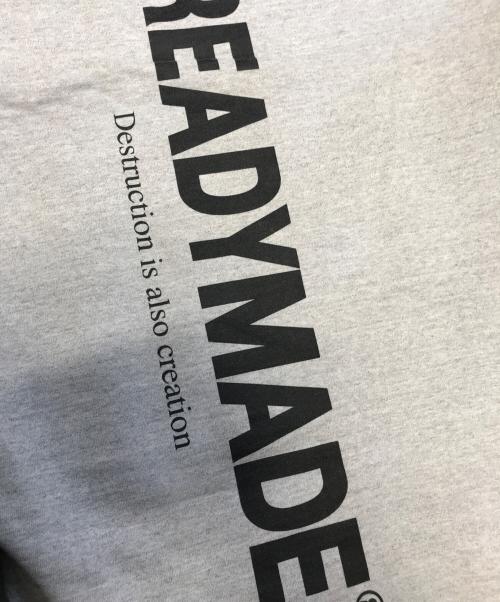 READYMADE（レディメイド）READYMADE (レディメイド) M-NECK SWT SMILE グレー サイズ:XXLの古着・服飾アイテム
