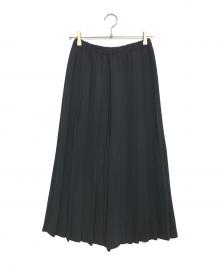 COMME des GARCONS tricot（コムデギャルソントリコ）の古着「シフォンスカート」｜ブラック