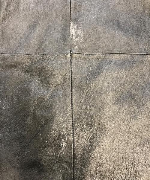 ST JOHN'S BAY（セントジョンズベイ）ST JOHN'S BAY (セントジョンズベイ) レザージャケット ブラック サイズ:3XLTの古着・服飾アイテム