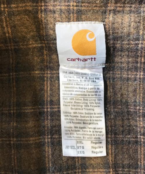 CarHartt（カーハート）CarHartt (カーハート) デトロイトジャケット ブラウン サイズ:2XLの古着・服飾アイテム