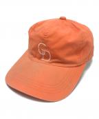 GOOD ENOUGHグッドイナフ）の古着「キャップ」｜オレンジ