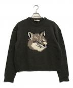 maison kitsuneメゾンキツネ）の古着「ニット」｜ブラウン