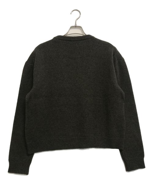 maison kitsune（メゾンキツネ）maison kitsune (メゾンキツネ) ニット ブラウン サイズ:Ｌの古着・服飾アイテム