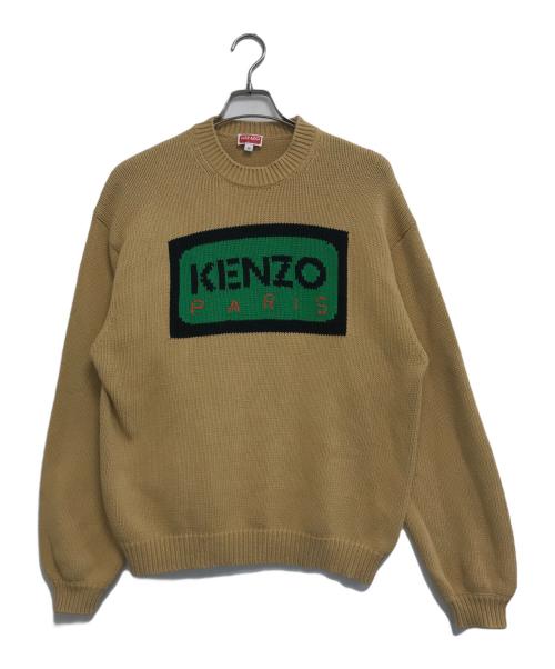 KENZO（ケンゾー）KENZO (ケンゾー) ロゴセーター ベージュ サイズ:Ｍの古着・服飾アイテム
