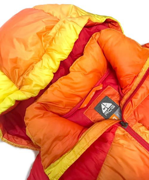 NIKE ACG（ナイキエーシージー）NIKE ACG (ナイキエーシージー) 800 ガイドダウンジャケット オレンジ サイズ:Sの古着・服飾アイテム