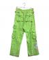 ERL (イーアールエル) コーデュロイプリントカーゴパンツウーブン 黄緑 サイズ:M：27000円