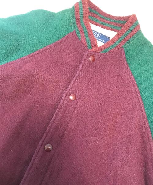 POLO RALPH LAUREN（ポロ・ラルフローレン）POLO RALPH LAUREN (ポロ・ラルフローレン) ウールスタジャン グリーン サイズ:Sの古着・服飾アイテム