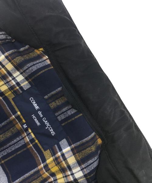 COMME des GARCONS HOMME（コムデギャルソン オム）COMME des GARCONS HOMME (コムデギャルソン オム) ウールギャバミリタリージャケット ブラック サイズ:Ｍの古着・服飾アイテム