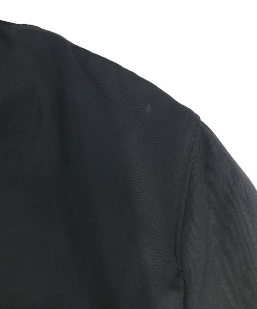 COMME des GARCONS HOMME（コムデギャルソン オム）COMME des GARCONS HOMME (コムデギャルソン オム) ウールギャバミリタリージャケット ブラック サイズ:Ｍの古着・服飾アイテム