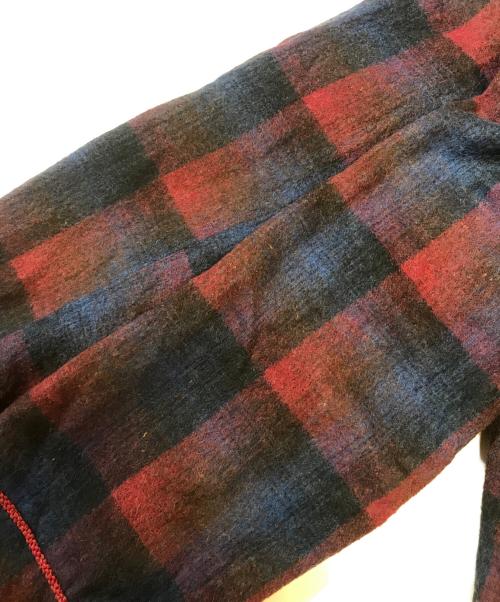 the wellington robe（ザ・ウェリントン・ローブ）the wellington robe (ザ・ウェリントン・ローブ) スモーキングガウン レッド×ネイビー サイズ:表記なしの古着・服飾アイテム
