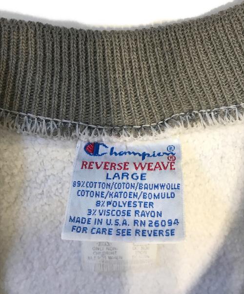 Champion（チャンピオン）Champion (チャンピオン) リバースウィーブスウェット グレー サイズ:LARGEの古着・服飾アイテム