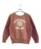 Championチャンピオン）の古着「ラグランスウェット」｜レッド