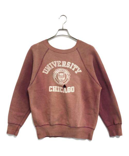 Champion（チャンピオン）Champion (チャンピオン) ラグランスウェット レッド サイズ:LARGEの古着・服飾アイテム