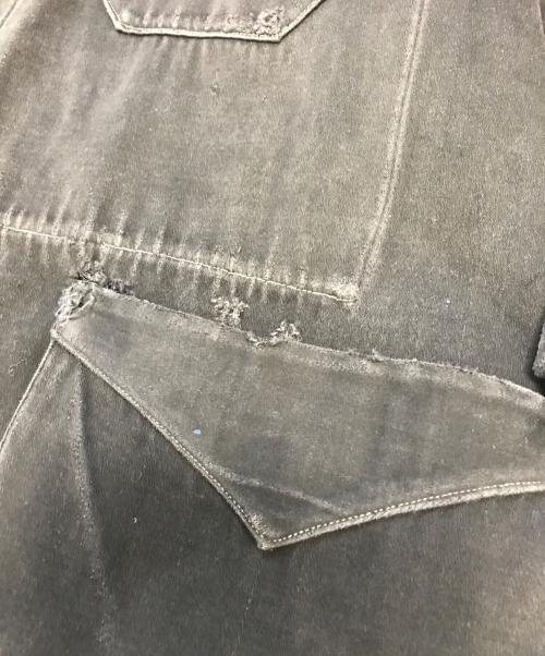 VINTAGE（ヴィンテージ）VINTAGE (ヴィンテージ) モールスキンジャケット ブラック サイズ:表記なしの古着・服飾アイテム