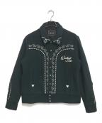 WIND AND SEAウィンダンシー）の古着「ウールウエスタンジャケット」｜グリーン