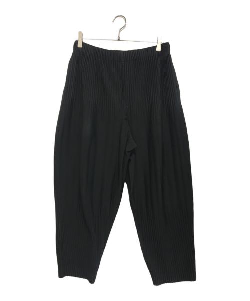 HOMME PLISSE ISSEY MIYAKE（オム プリッセ イッセイ ミヤケ）HOMME PLISSE ISSEY MIYAKE (オム プリッセ イッセイ ミヤケ) マンスリーカラー プリーツ ジョガー パンツ ブラック サイズ:2の古着・服飾アイテム