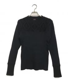 Jean Paul GAULTIER CLASSIQUE（ジャンポールゴルチエクラシック）の古着「異素材切替カットソー」｜ブラック