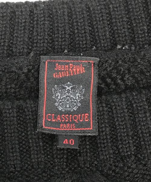 Jean Paul GAULTIER CLASSIQUE（ジャンポールゴルチエクラシック）Jean Paul GAULTIER CLASSIQUE (ジャンポールゴルチエクラシック) 異素材切替カットソー ブラック サイズ:40の古着・服飾アイテム