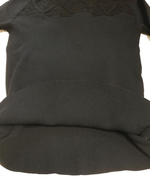 Jean Paul GAULTIER CLASSIQUE（ジャンポールゴルチエクラシック）Jean Paul GAULTIER CLASSIQUE (ジャンポールゴルチエクラシック) 異素材切替カットソー ブラック サイズ:40の古着・服飾アイテム