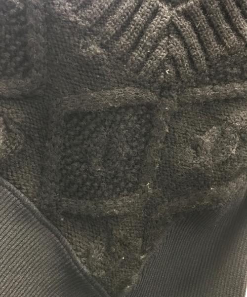 Jean Paul GAULTIER CLASSIQUE（ジャンポールゴルチエクラシック）Jean Paul GAULTIER CLASSIQUE (ジャンポールゴルチエクラシック) 異素材切替カットソー ブラック サイズ:40の古着・服飾アイテム