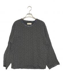 ROBE DE CHAMBRE COMME DES GARCONS（ローブドシャンブル コムデギャルソン）の古着「総柄ブラウス」｜ブラック