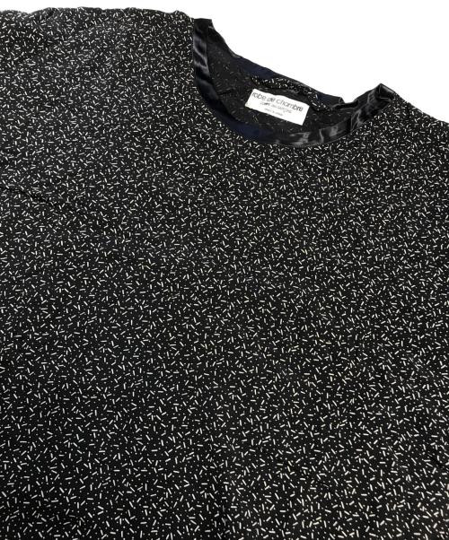 ROBE DE CHAMBRE COMME DES GARCONS（ローブドシャンブル コムデギャルソン）ROBE DE CHAMBRE COMME DES GARCONS (ローブドシャンブル コムデギャルソン) 総柄ブラウス ブラック サイズ:表記なしの古着・服飾アイテム