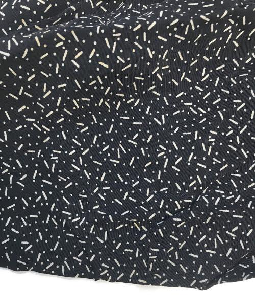 ROBE DE CHAMBRE COMME DES GARCONS（ローブドシャンブル コムデギャルソン）ROBE DE CHAMBRE COMME DES GARCONS (ローブドシャンブル コムデギャルソン) 総柄ブラウス ブラック サイズ:表記なしの古着・服飾アイテム