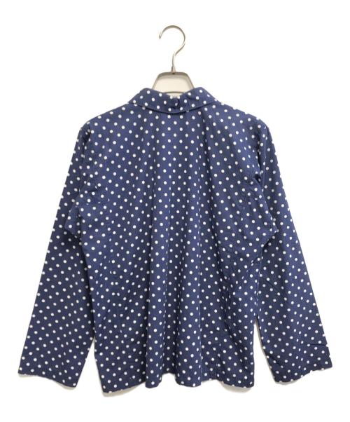 COMME des GARCONS COMME des GARCONS（コムデギャルソン コムデギャルソン）COMME des GARCONS COMME des GARCONS (コムデギャルソン コムデギャルソン) 丸襟ドットシャツ ネイビー サイズ:SSの古着・服飾アイテム