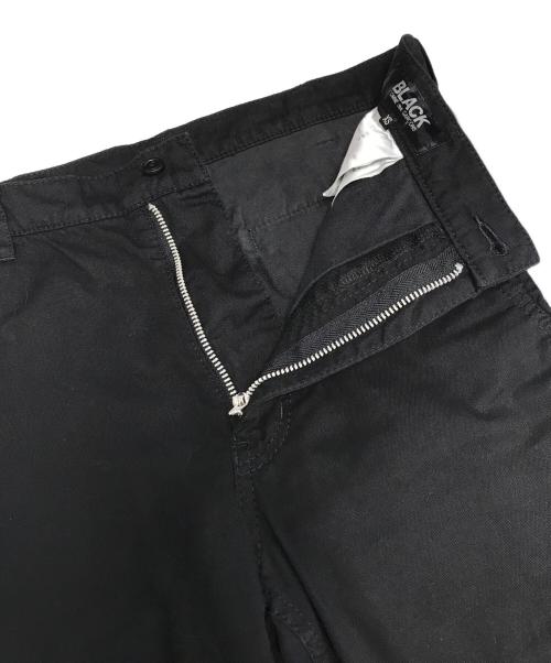 BLACK COMME des GARCONS（ブラックコムデギャルソン）BLACK COMME des GARCONS (ブラックコムデギャルソン) バイカラーパンツ ブラック サイズ:XSの古着・服飾アイテム