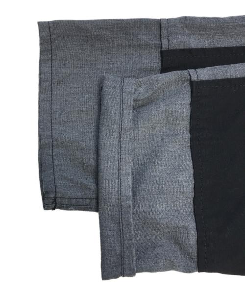 BLACK COMME des GARCONS（ブラックコムデギャルソン）BLACK COMME des GARCONS (ブラックコムデギャルソン) バイカラーパンツ ブラック サイズ:XSの古着・服飾アイテム