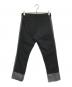 BLACK COMME des GARCONS (ブラックコムデギャルソン) バイカラーパンツ ブラック サイズ:XS：7000円