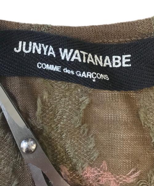 JUNYA WATANABE COMME des GARCONS（(ジュンヤワタナベ コムデギャルソン）JUNYA WATANABE COMME des GARCONS ((ジュンヤワタナベ コムデギャルソン) 花柄シャーリングブラウス オリーブ サイズ:表記なしの古着・服飾アイテム