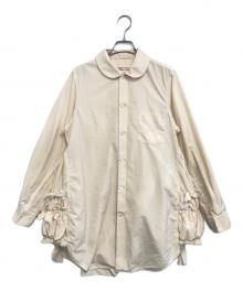 COMME des GARCONS COMME des GARCONS（コムデギャルソン コムデギャルソン）の古着「丸襟フリルシャツ」｜アイボリー
