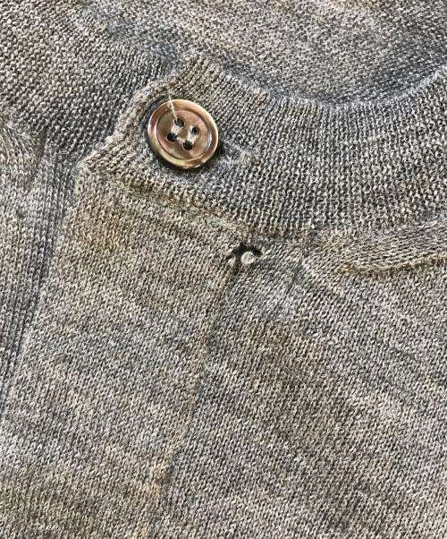 ROBE DE CHAMBRE COMME DES GARCONS（ローブドシャンブル コムデギャルソン）ROBE DE CHAMBRE COMME DES GARCONS (ローブドシャンブル コムデギャルソン) プルオーバーニットカーディガン グレー サイズ:表記なしの古着・服飾アイテム