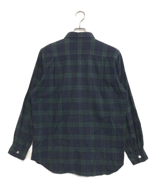 COMME des GARCONS HOMME PLUS（コムデギャルソンオムプリュス）COMME des GARCONS HOMME PLUS (コムデギャルソンオムプリュス) 装飾チェックシャツ グリーン サイズ:表記なしの古着・服飾アイテム