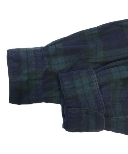 COMME des GARCONS HOMME PLUS（コムデギャルソンオムプリュス）COMME des GARCONS HOMME PLUS (コムデギャルソンオムプリュス) 装飾チェックシャツ グリーン サイズ:表記なしの古着・服飾アイテム