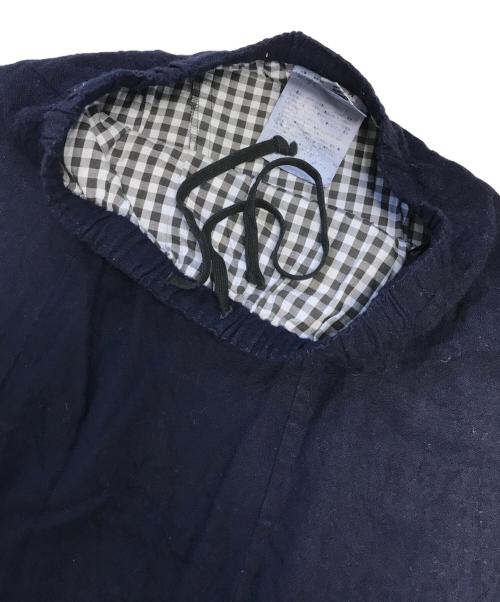 ROBE DE CHAMBRE COMME DES GARCONS（ローブドシャンブル コムデギャルソン）ROBE DE CHAMBRE COMME DES GARCONS (ローブドシャンブル コムデギャルソン) 00’s ドッキング縮絨スカート ネイビー サイズ:Mの古着・服飾アイテム