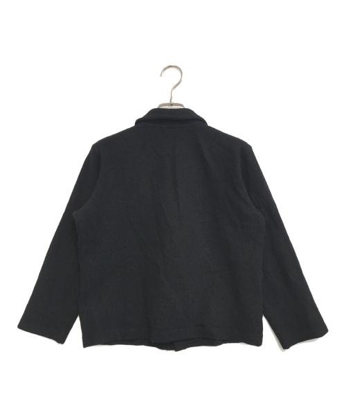 tricot COMME des GARCONS（トリココムデギャルソン）tricot COMME des GARCONS (トリココムデギャルソン) 丸襟フリルブラウス ブラック サイズ:Mの古着・服飾アイテム