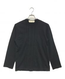 COMME des GARCONS SHIRT（コムデギャルソンシャツ）の古着「フロントギャザーニット」｜ブラック