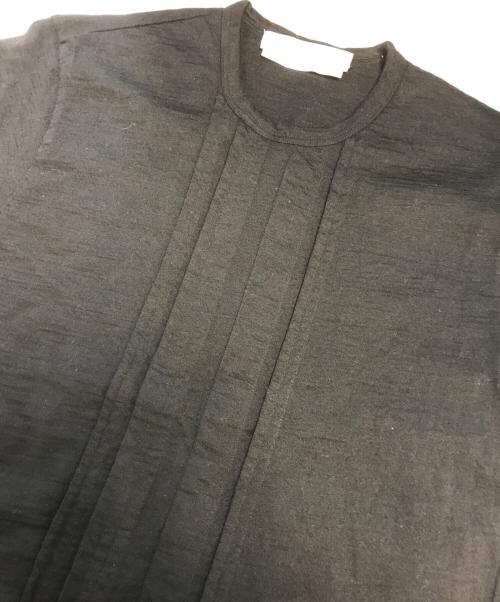 COMME des GARCONS SHIRT（コムデギャルソンシャツ）COMME des GARCONS SHIRT (コムデギャルソンシャツ) フロントギャザーニット ブラック サイズ:Sの古着・服飾アイテム