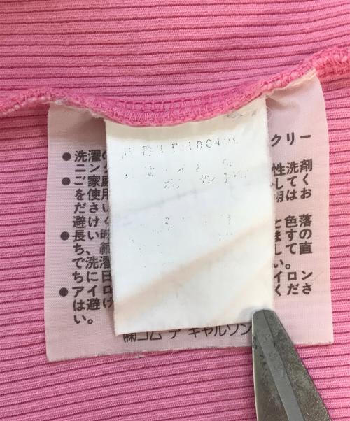 tricot COMME des GARCONS（トリココムデギャルソン）tricot COMME des GARCONS (トリココムデギャルソン) ロングスリーブカットソー ピンク サイズ:表記なしの古着・服飾アイテム