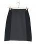 tricot COMME des GARCONS（トリココムデギャルソン）の古着「90's ベロア切替スカート」｜ブラック