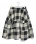 COMME des GARCONS COMME des GARCONS（コムデギャルソン コムデギャルソン）の古着「バルーンチェックスカート」｜グレー