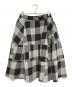 COMME des GARCONS COMME des GARCONS (コムデギャルソン コムデギャルソン) バルーンチェックスカート グレー サイズ:XS：20000円
